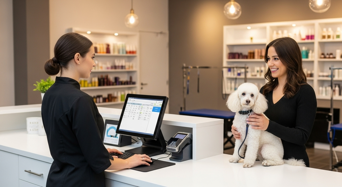 Image showcasing Groomer Suite - All-in-One Pet Grooming Business Management Platform